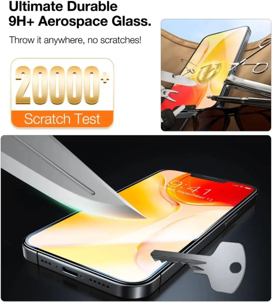 Torras Install Master 9H iPhone 16 Screen Protector - 2 Stuks