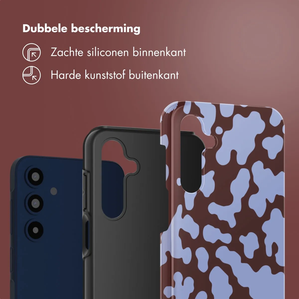 Selencia Hoesje Samsung Galaxy A16 - Moo'd Lavender Glow