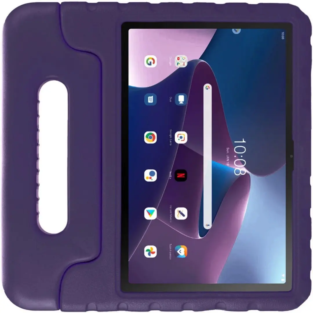 HappyCase Kinderhoes Lenovo Tab M10 Plus Gen 3 - 10.6" - Paars