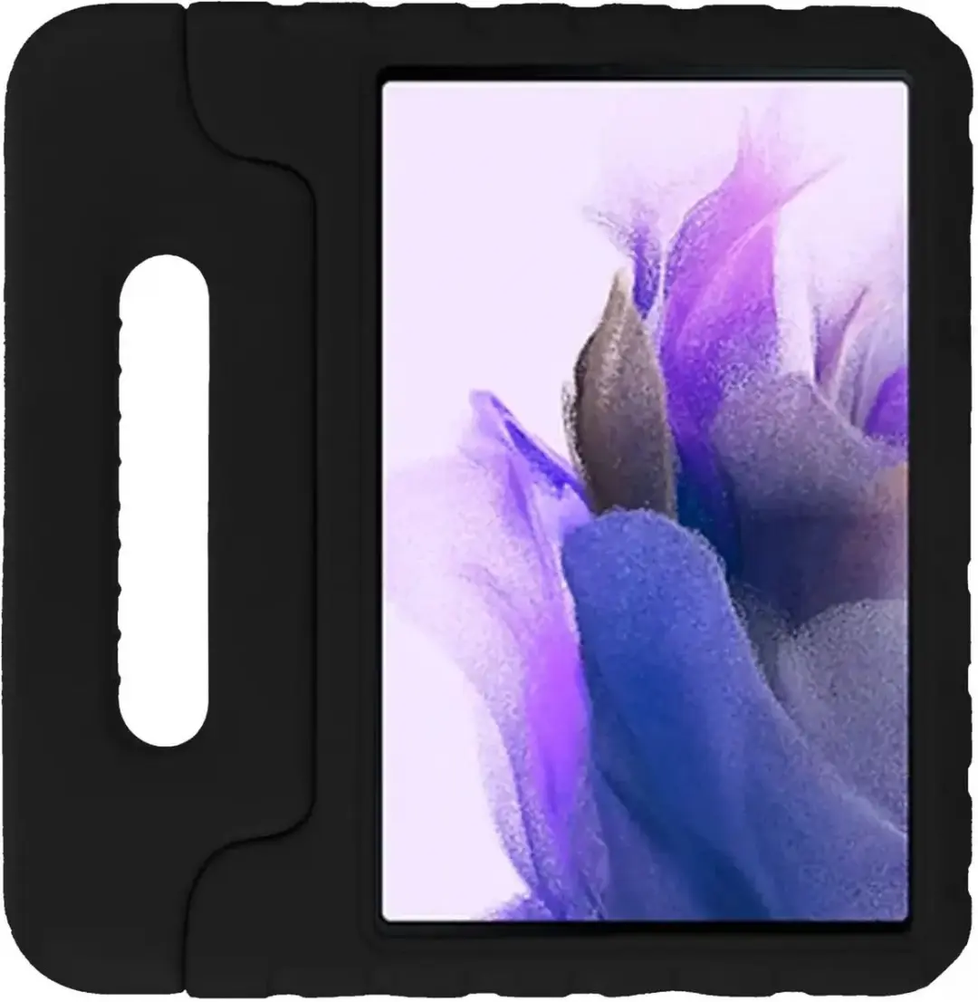 HappyCase Kinder Tablethoes Samsung Galaxy Tab S7 FE/S7+ - Zwart