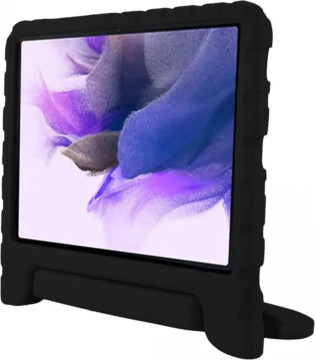 HappyCase Kinder Tablethoes Samsung Galaxy Tab S7 FE/S7+ - Zwart