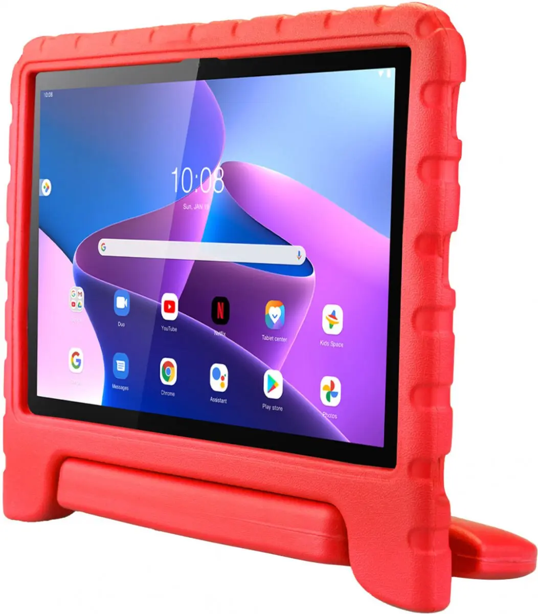 HappyCase Kinder Tablethoes Lenovo Tab M10 Gen 3 - Rood