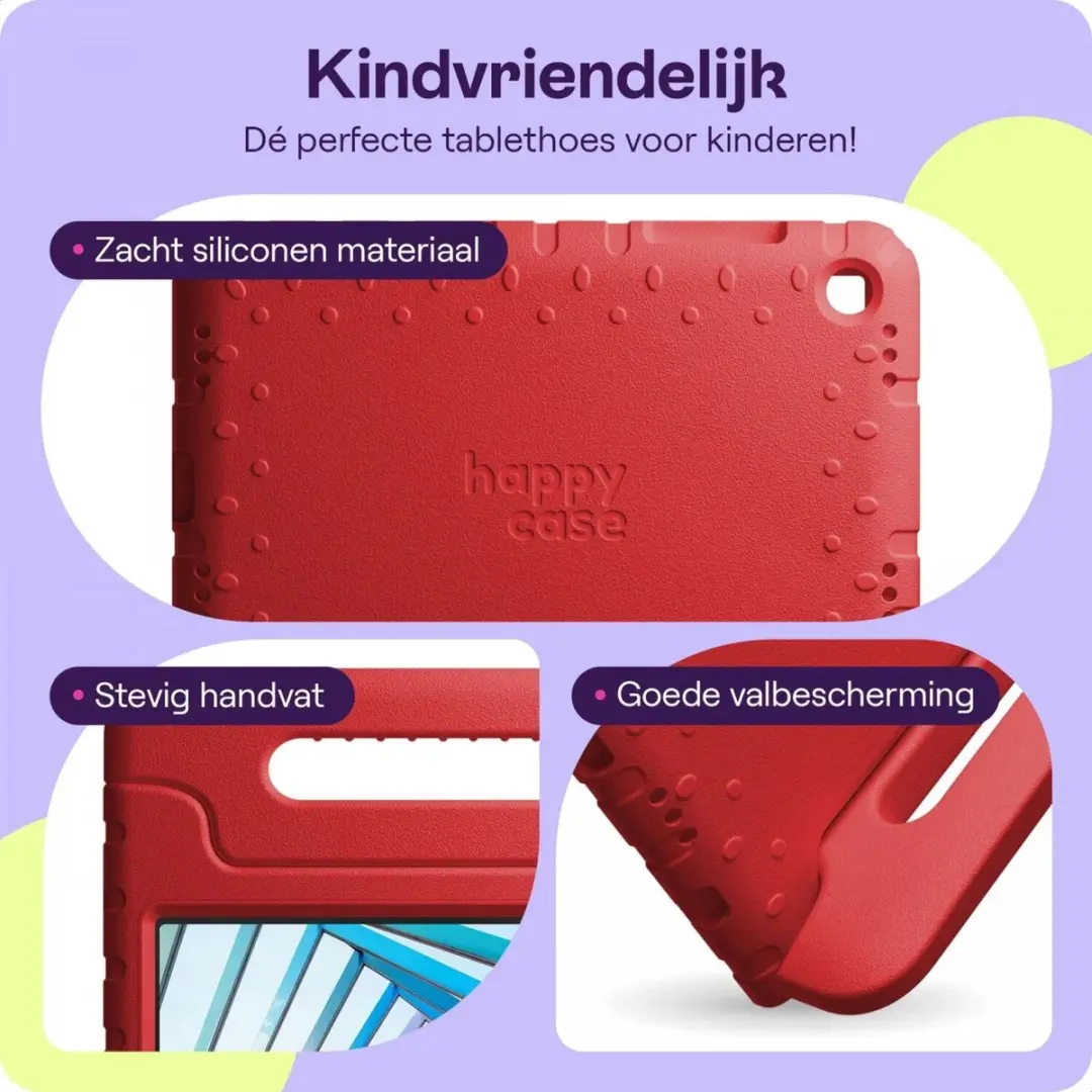 HappyCase Kinder Tablethoes Lenovo Tab M10 Gen 3 - Rood