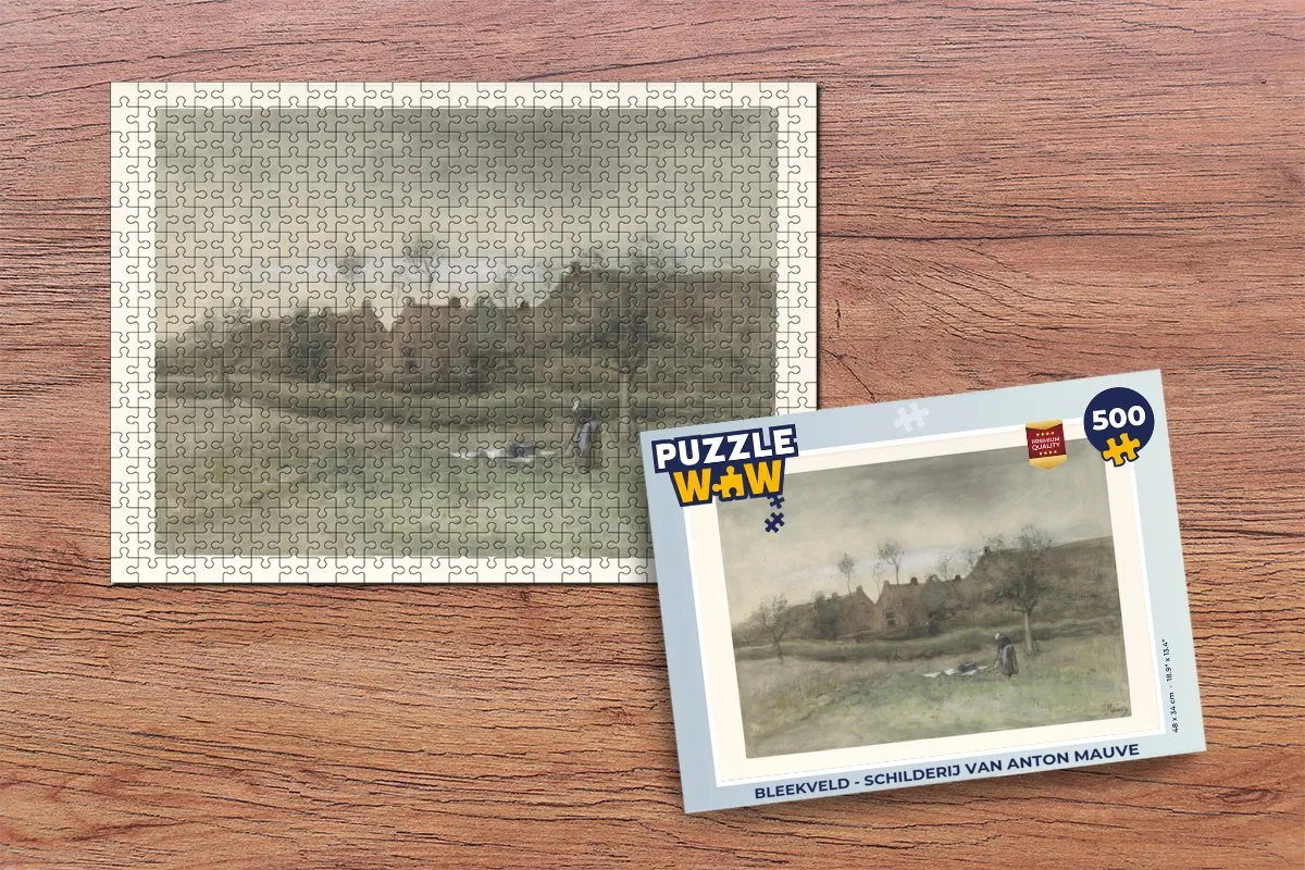 PuzzleWow Anton Mauve Legpuzzel 500 Stuks - Multicolor
