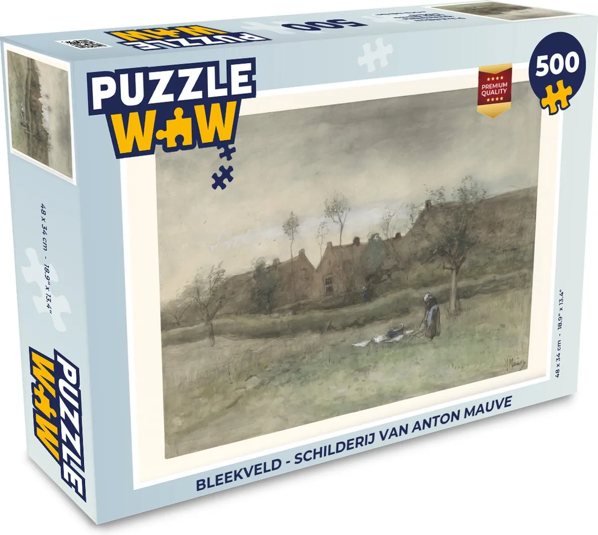 PuzzleWow Anton Mauve Legpuzzel 500 Stuks