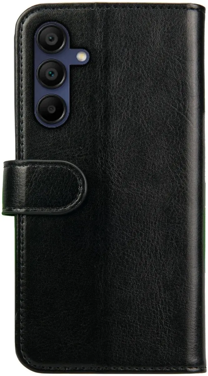Rosso Element Wallet Book Case 183485 - Samsung Galaxy A35 - 3 Pasjes - Zwart
