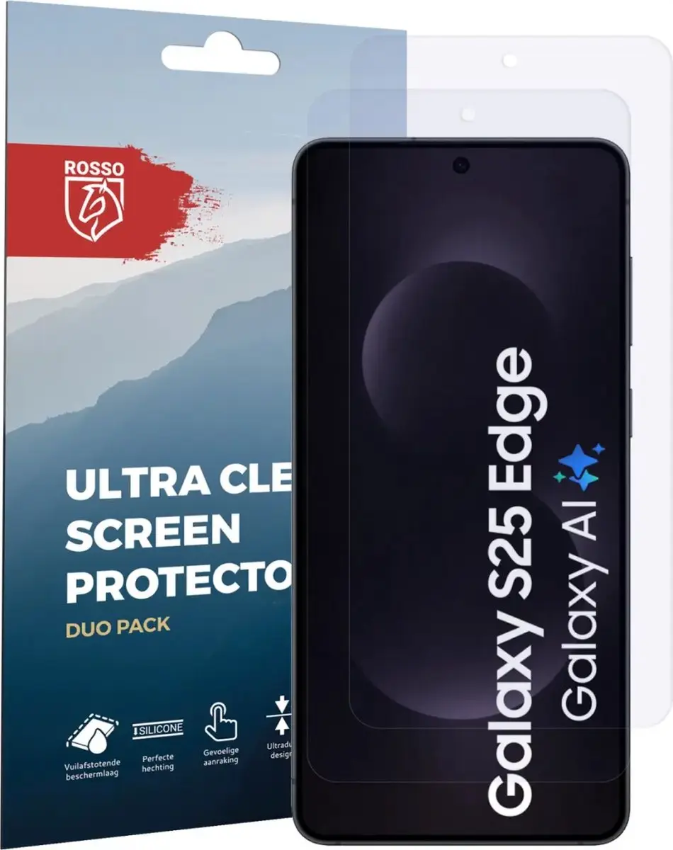 Rosso Screen Protector Samsung Galaxy S25 Edge - 2 Stuks