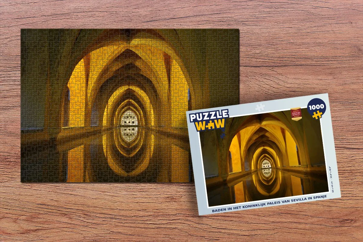 PuzzleWow Sevilla Legpuzzel 1000 Stuks - Multicolor