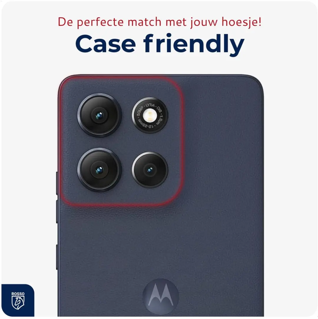 Rosso Camera Protector Motorola Moto G56 - Ultra Dun Glas - Transparant