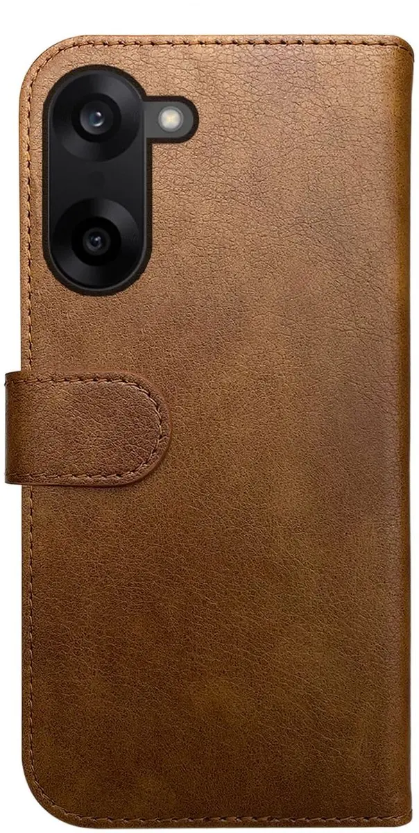 Rosso Element Wallet Book Case 224481 - OnePlus Nord CE5 - 3 Pasjes - Bruin