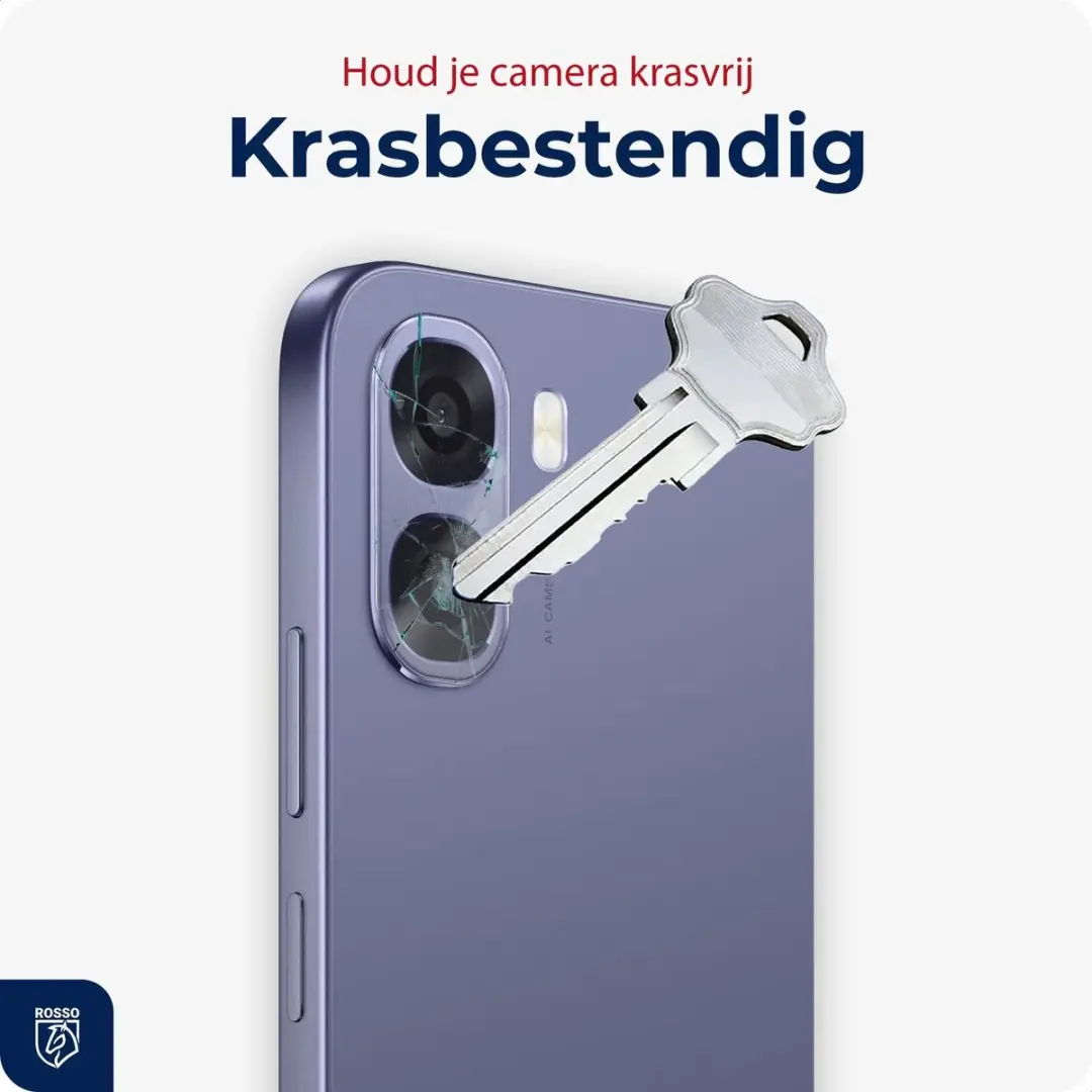 Rosso Camera Protector Oppo A6x - Ultra Dun Glas - Transparant - afbeelding 6 van 6