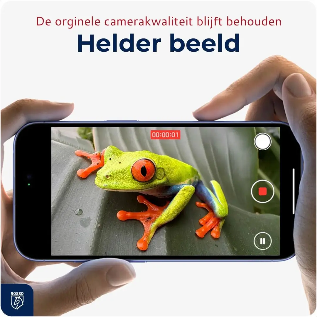 Rosso Camera Protector Samsung Galaxy Z Flip8 - Ultra Dun Glas - Transparant
