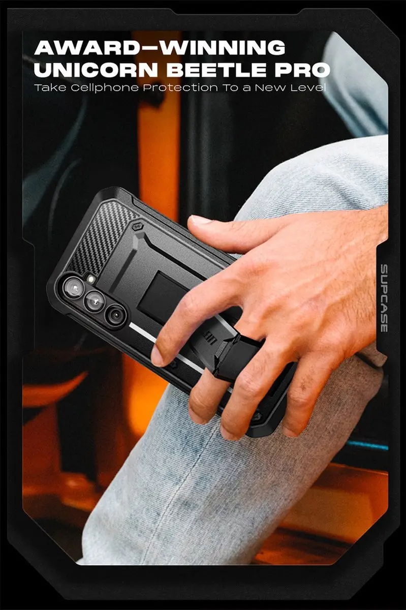 Supcase i-Blason Unicorn Beetle Pro Case 10962 - Samsung Galaxy S23 FE - Zwart
