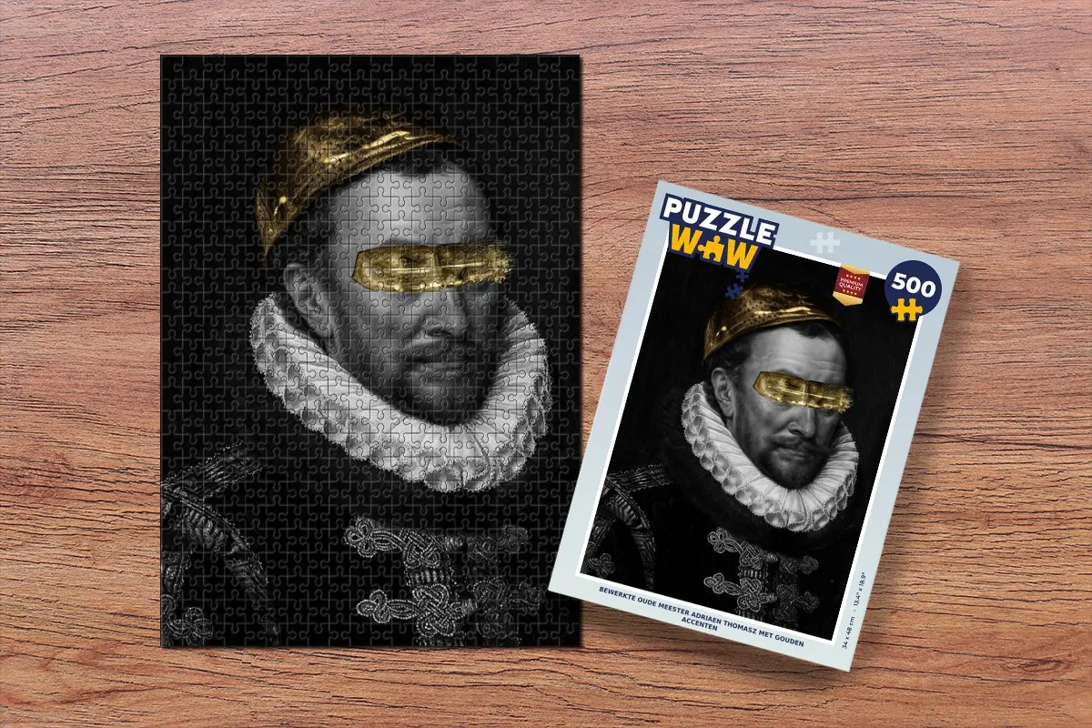 PuzzleWow Willem van Oranje Legpuzzel 500 Stuks - Multicolor
