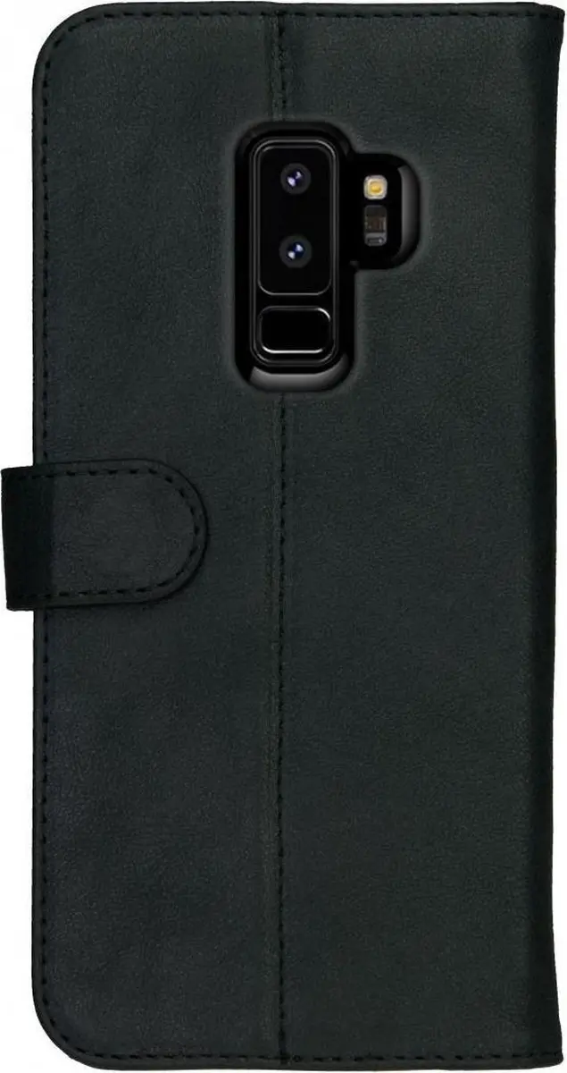 Rosso Deluxe Book Case 33413 - Samsung Galaxy S9 Plus - 3 Pasjes - Zwart