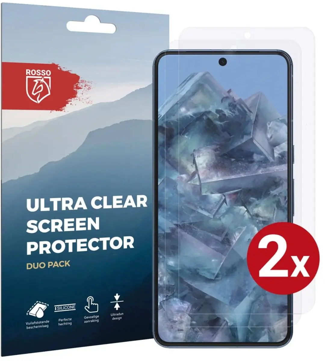 Rosso Screen Protector Ultra Clear 2 Stuks