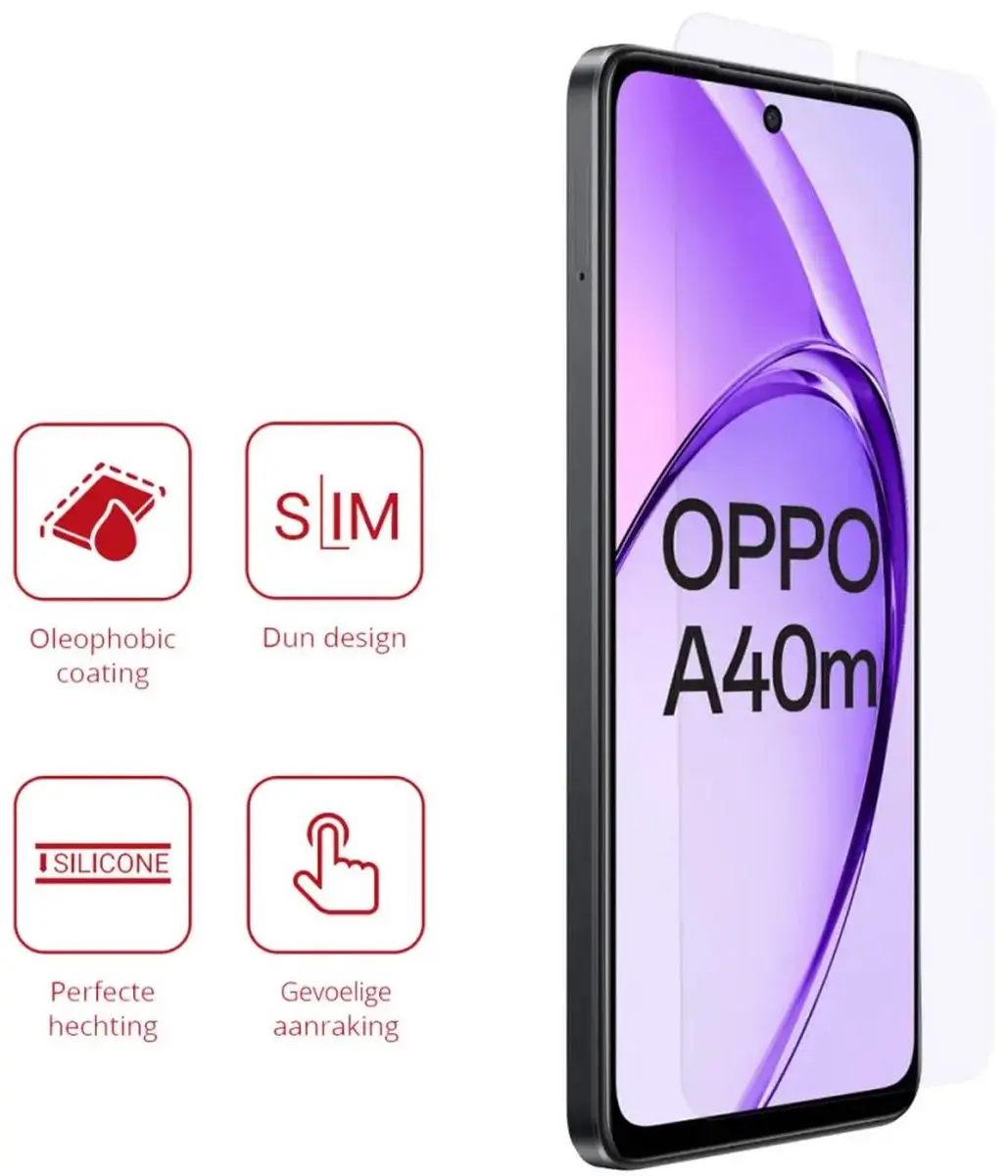 Rosso Screen Protector Oppo A60 5G - 2 Stuks - TPU Ultra Clear