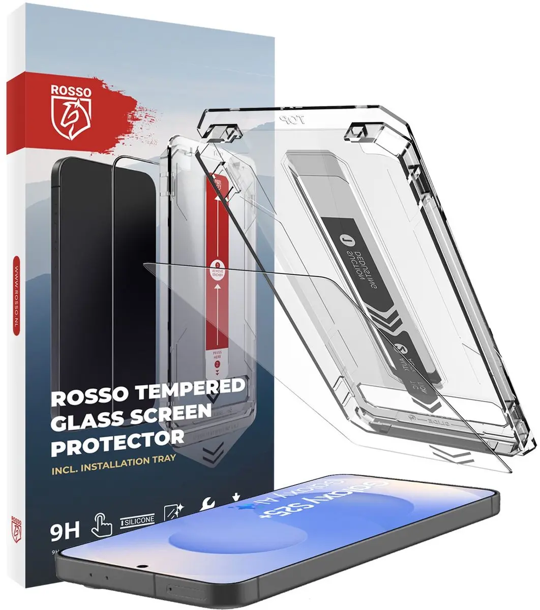 Rosso Screenprotector Samsung Galaxy S25 Plus 9H