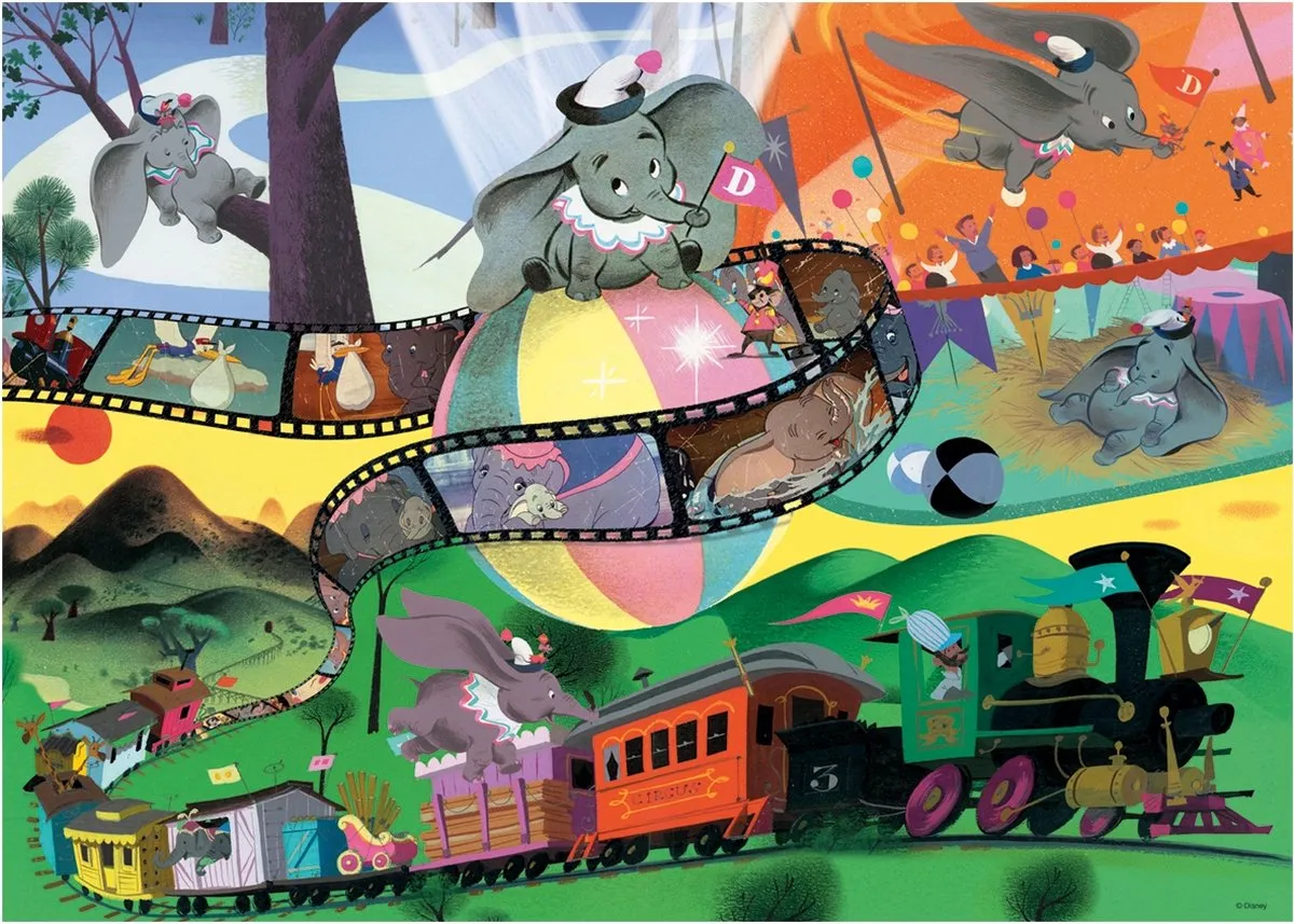 Jumbo Disney Classic Collection Dumbo Legpuzzel 1000 Stuks - Meerkleurig