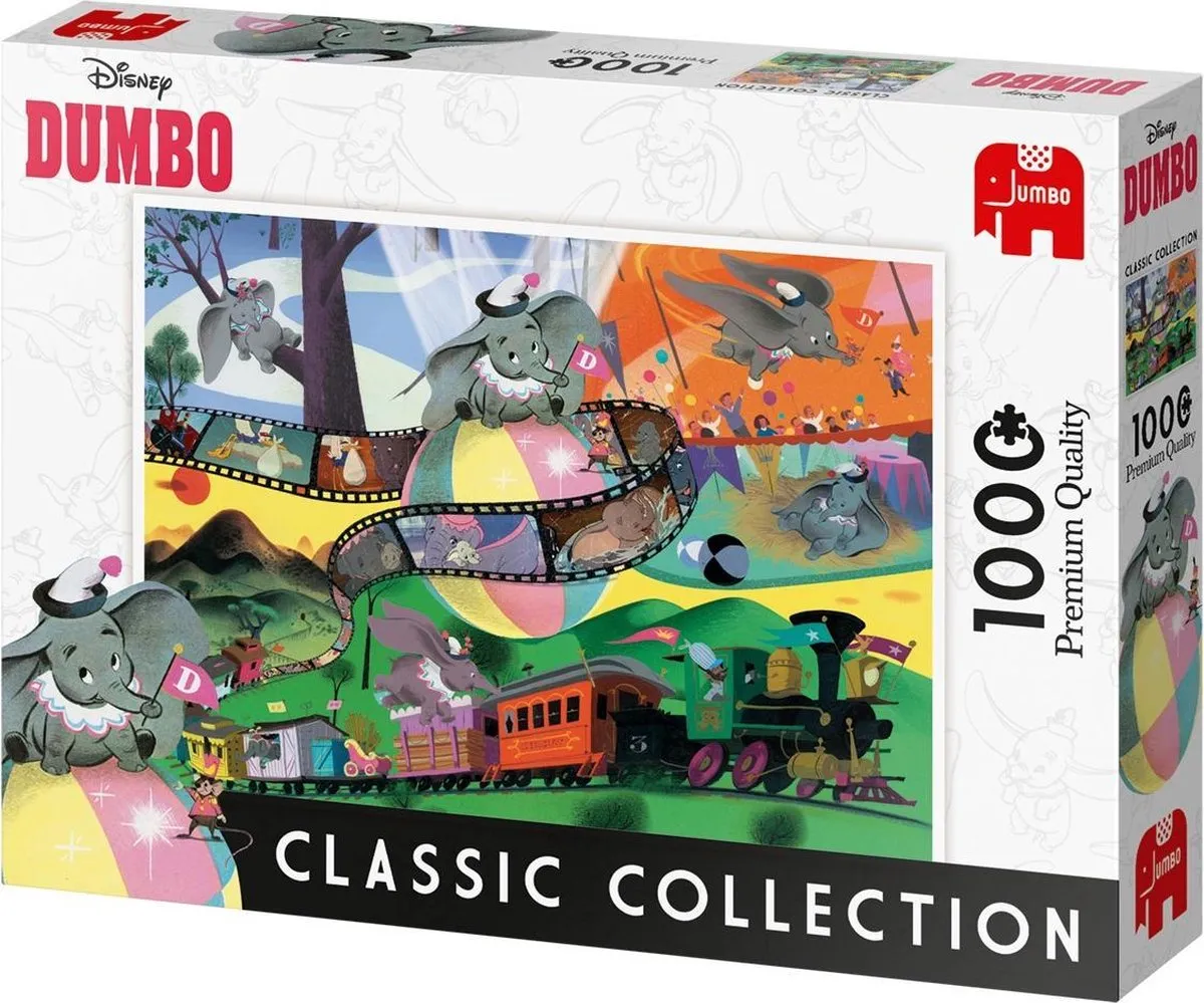 Jumbo Disney Classic Collection Dumbo Legpuzzel 1000 Stuks - Meerkleurig