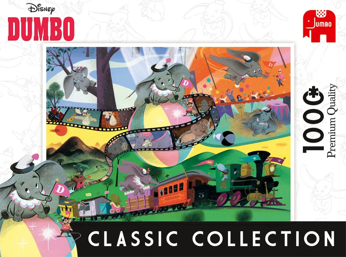 Jumbo Disney Classic Collection Dumbo Legpuzzel 1000 Stuks - Meerkleurig