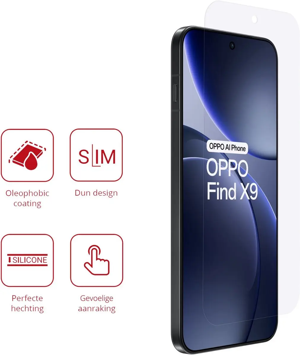 Rosso Screen Protector Oppo Find X9 - 2 Stuks