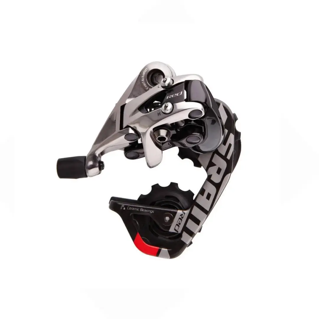SRAM New Red 10V Achterderailleur - WiFli Medium Cage - Zilver/Zwart