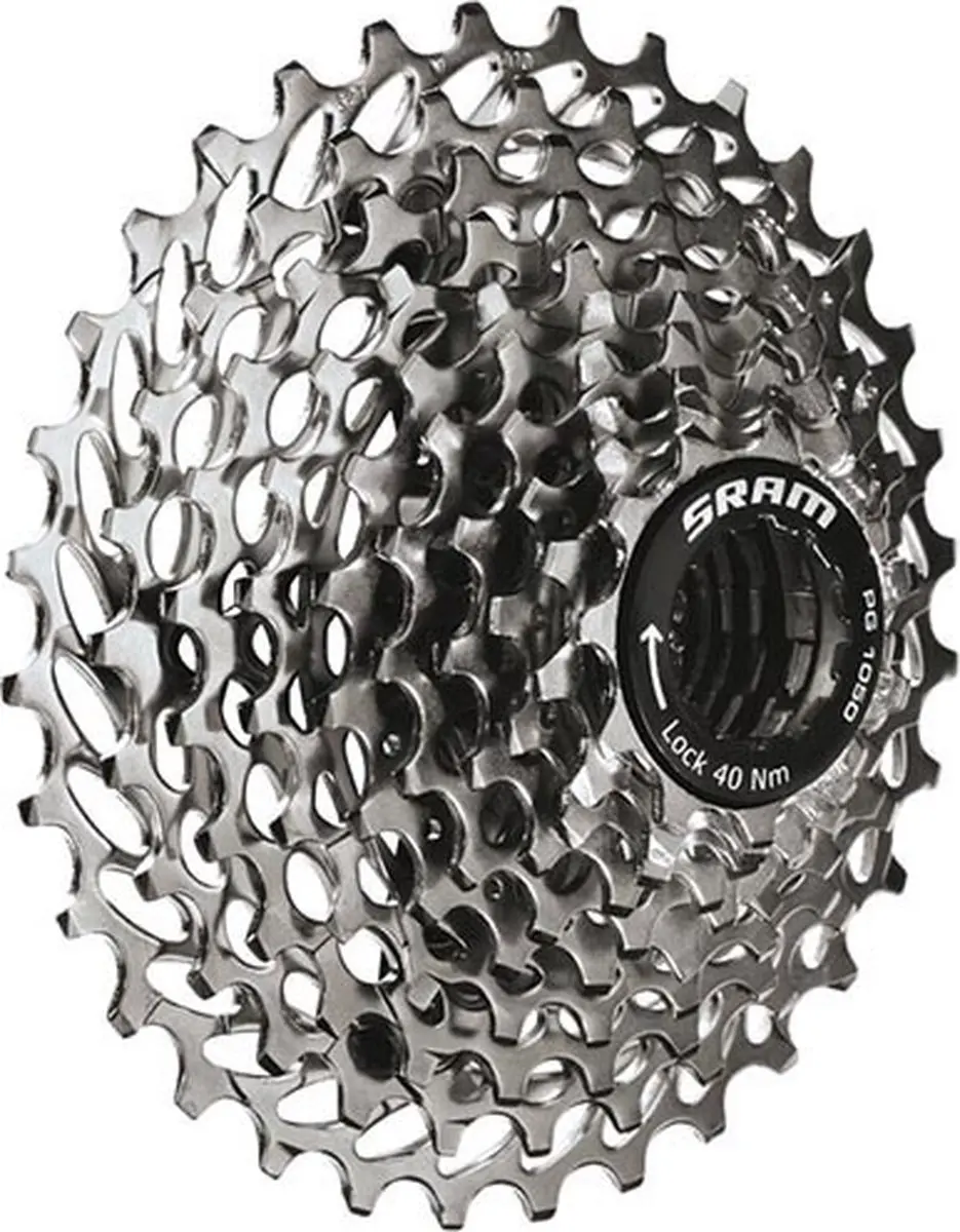 SRAM Powerglide 1050 Cassette 10-speed 11-26T - Zwart