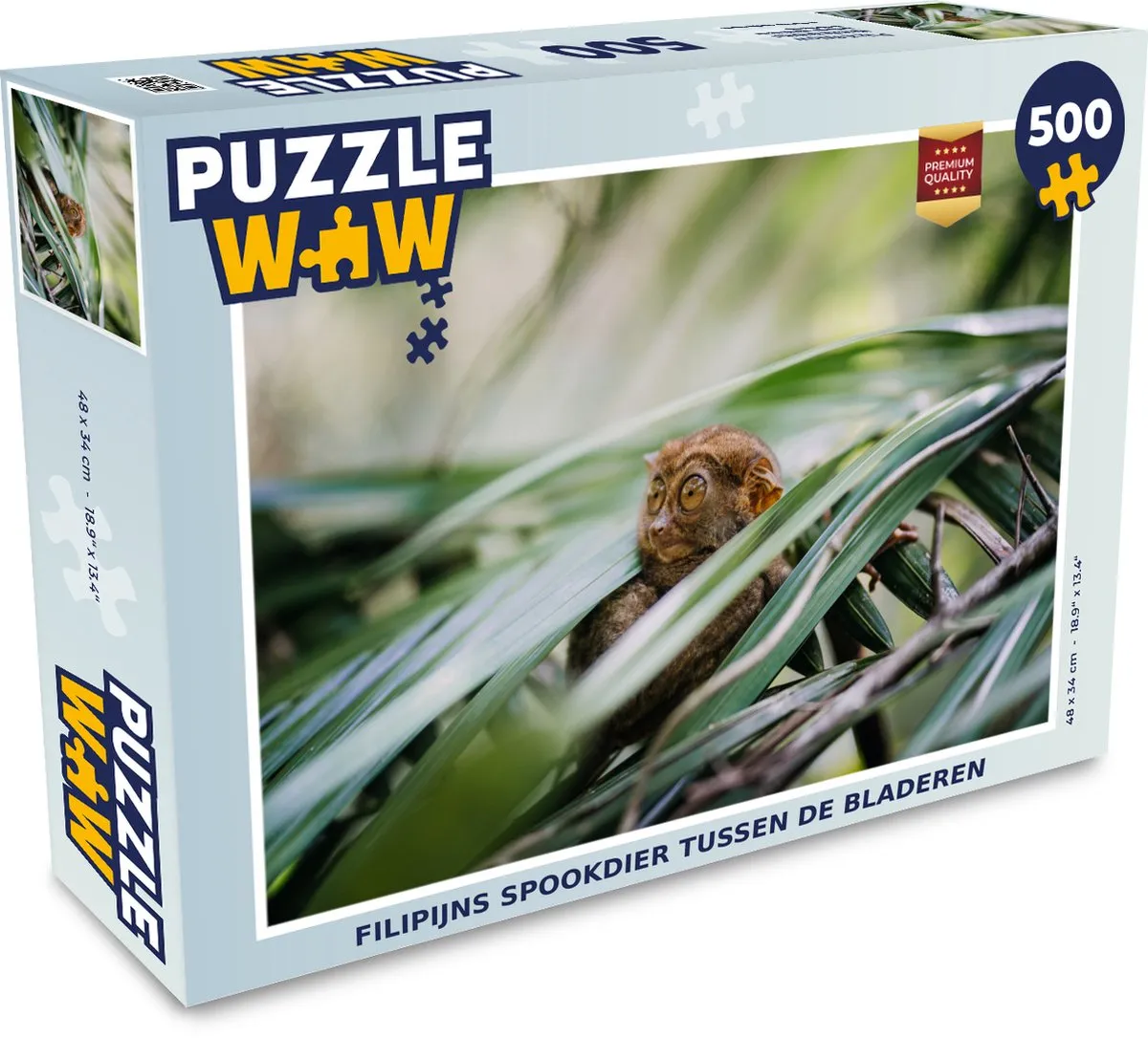 PuzzleWow Legpuzzel Filipijns Spookdier 500 Stuks