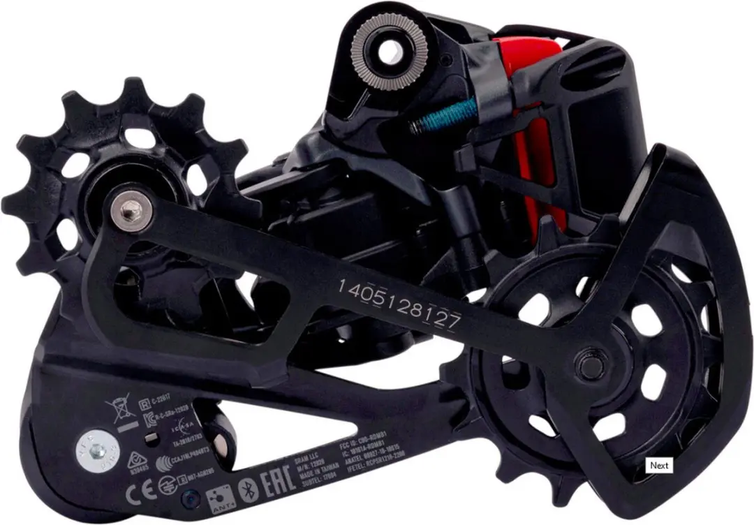 SRAM GX Eagle AXS Achterderailleur 12V - Max. 52T - Zwart - afbeelding 2 van 4