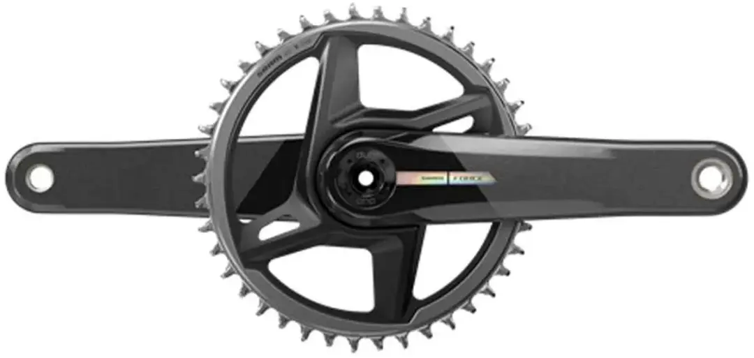 SRAM Force 1x Wide D2 Dub Iridescent Crankstel 170mm - 40T - Zilver - afbeelding 3 van 3