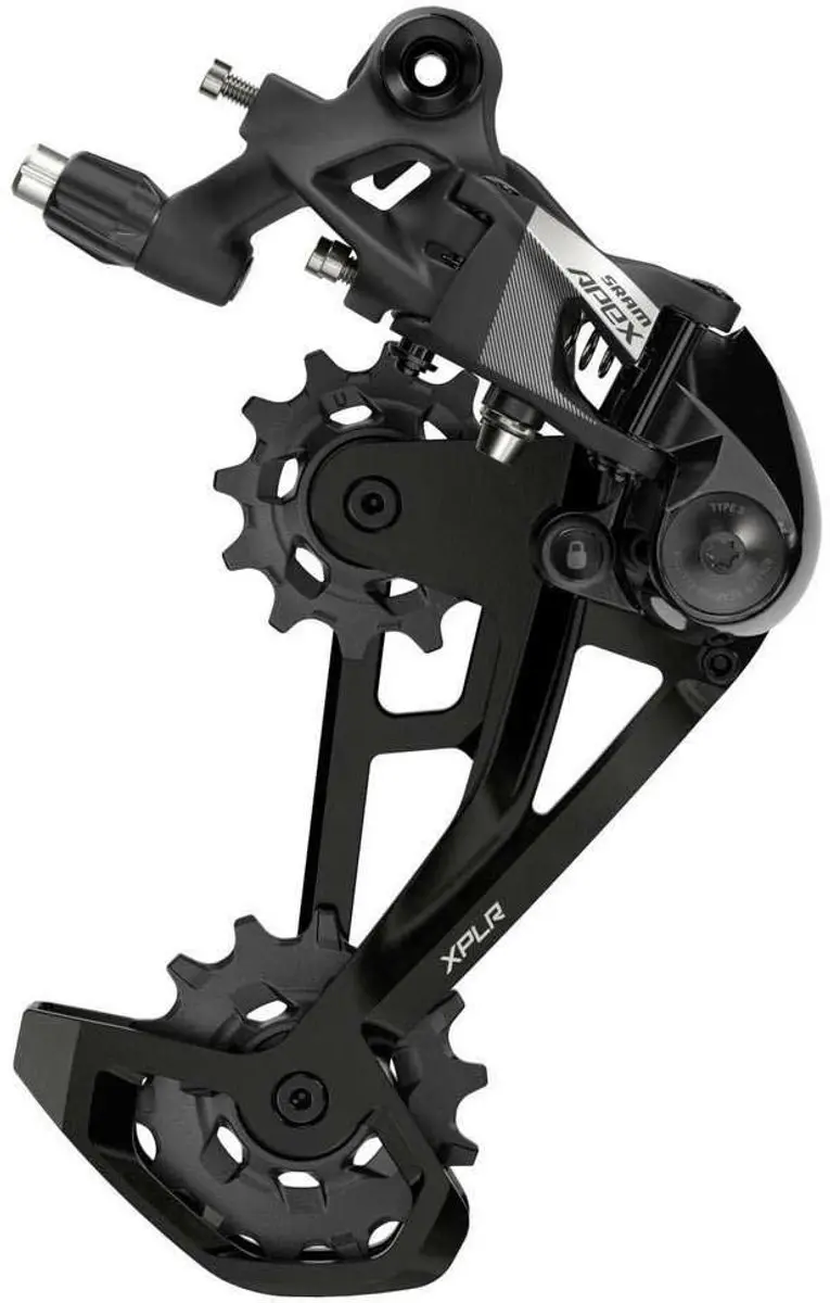 SRAM Apex XPLR D1 Achterderailleur 12V - Zwart