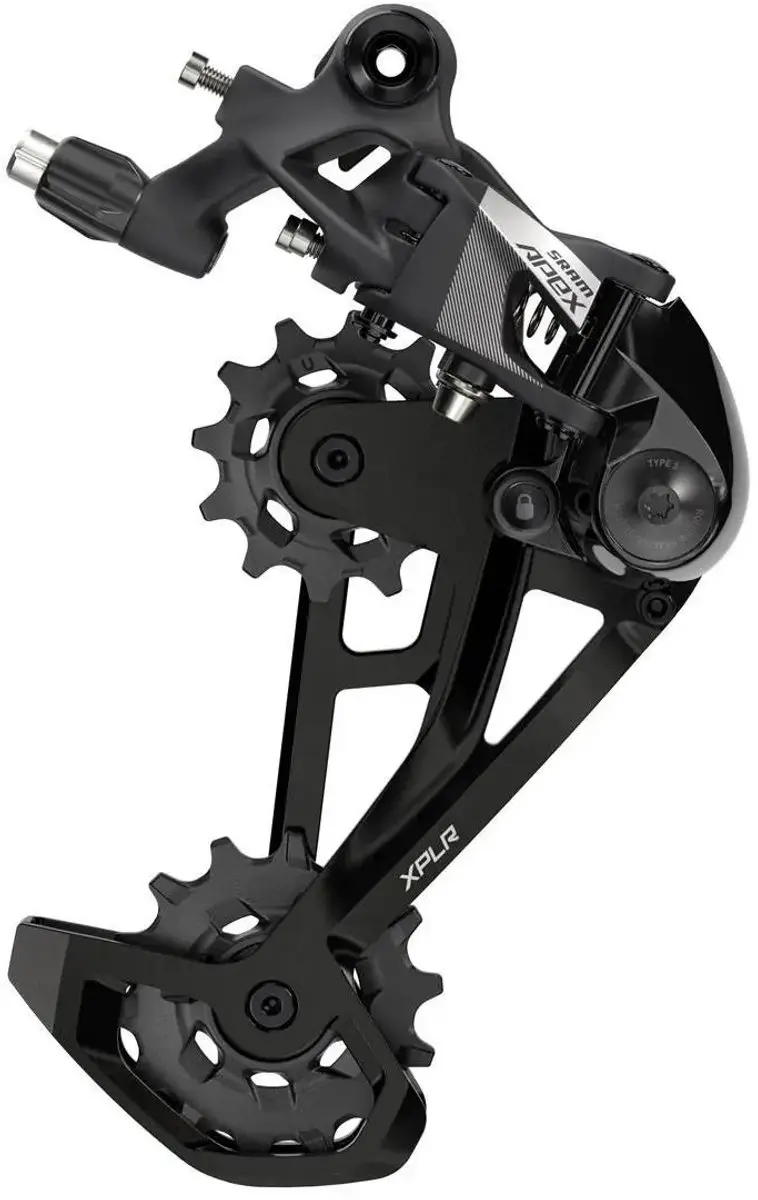 SRAM Apex XPLR D1 Achterderailleur 12V - Zwart