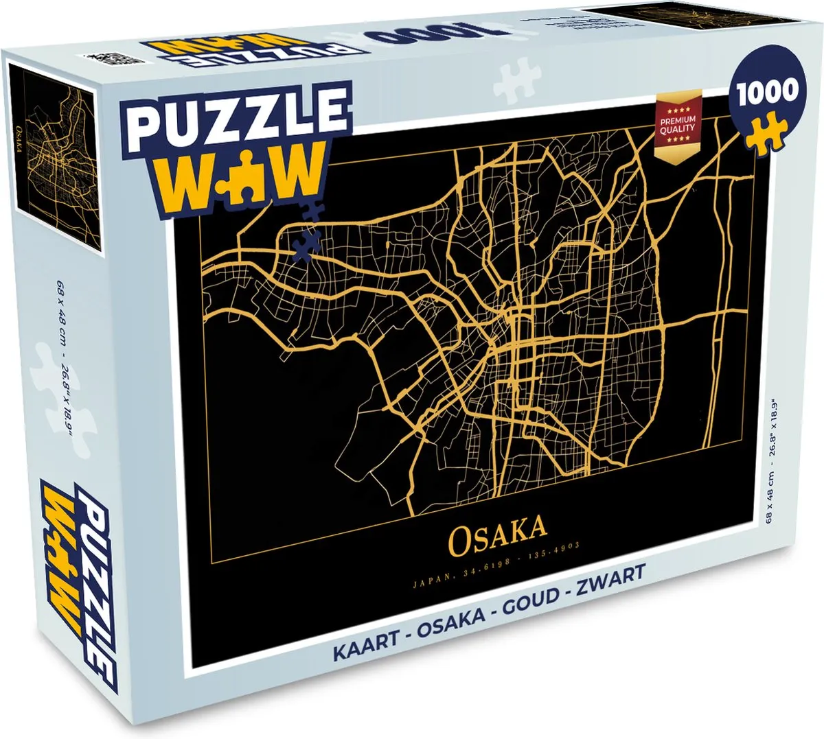 PuzzleWow Osaka Legpuzzel 1000 Stukken