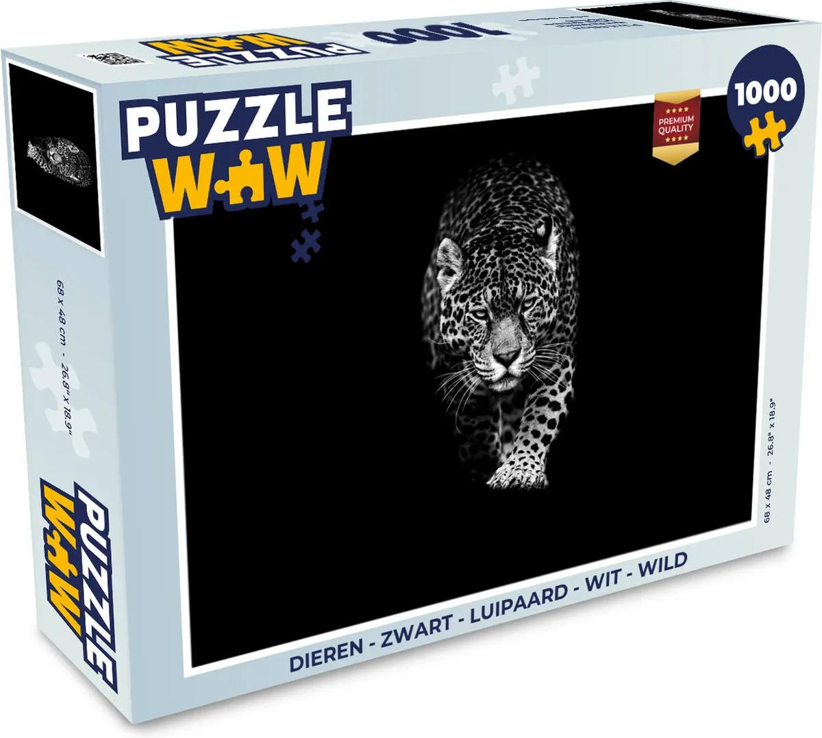 PuzzleWow Dieren Legpuzzel 1000 Stuks - Multicolor