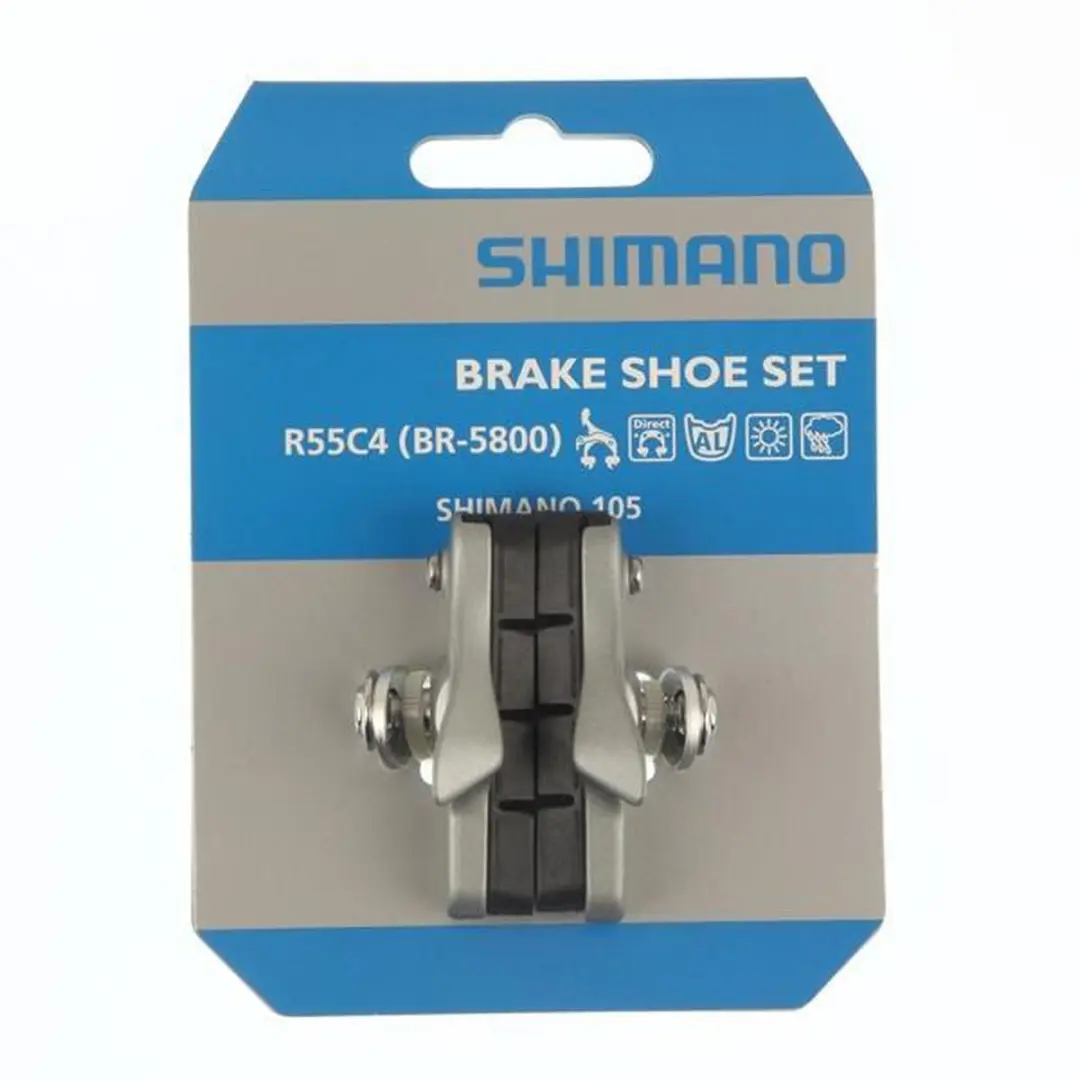 Shimano Remblokken 105 BR-5800 V-brake 54mm - Zilver - afbeelding 4 van 6
