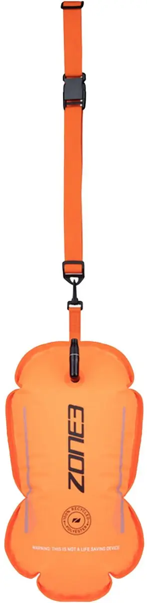 Zone3 Gerecyclede Zwemboei Hi-Vis Oranje - afbeelding 3 van 3