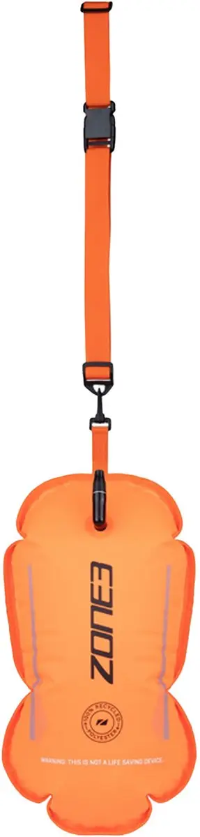 Zone3 Gerecyclede Zwemboei Hi-Vis Oranje - afbeelding 2 van 3