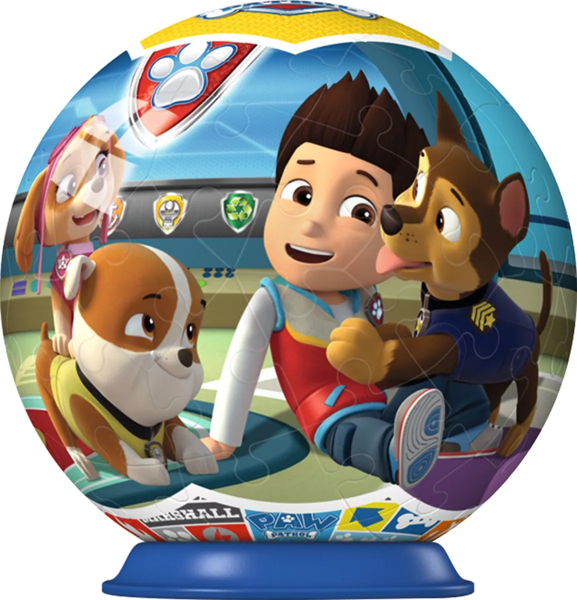 Ravensburger 3D PAW Patrol Puzzel Rond 54 Stukjes - Multicolor