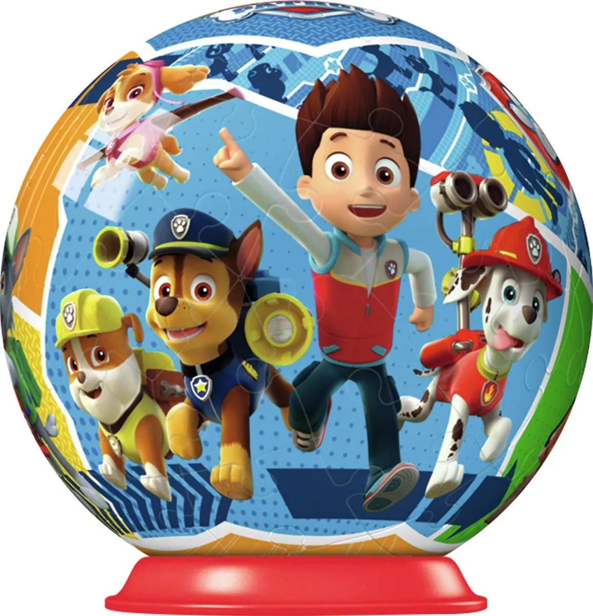 Ravensburger 3D PAW Patrol Puzzel Rond 54 Stukjes - Multicolor - afbeelding 6 van 6
