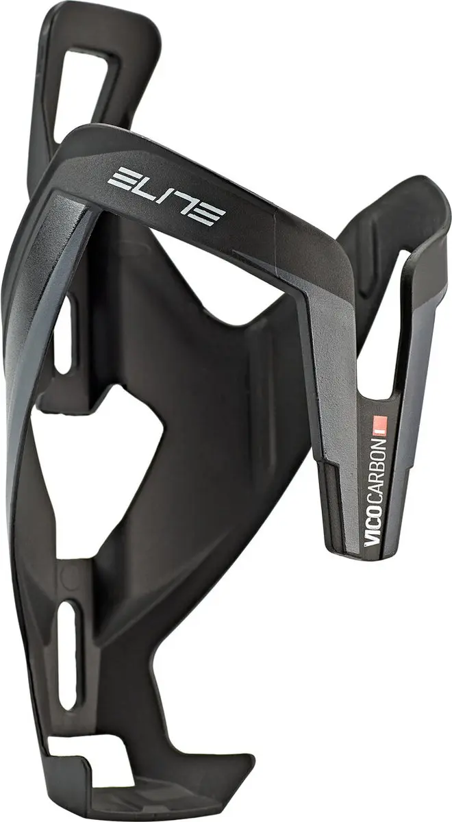 Elite Vico Bidonhouder Carbon - Mat Zwart