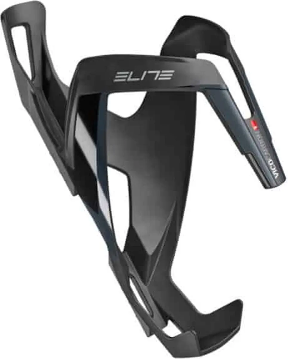 Elite Vico Bidonhouder Carbon - Mat Zwart