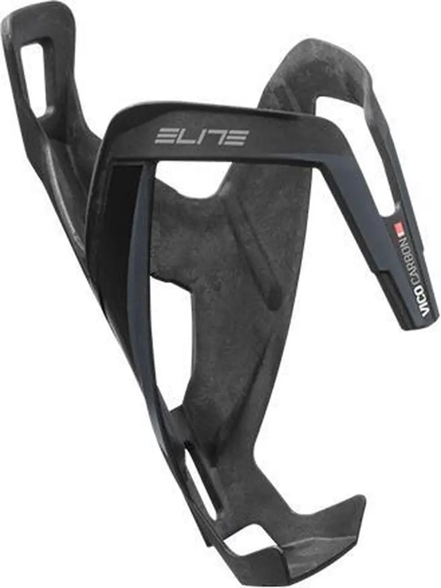 Elite Carbon Bidonhouder Vico 2020 - Mat Zwart/Rood - L
