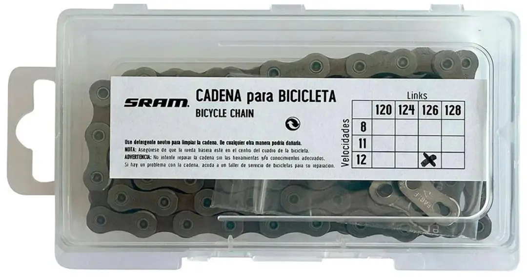 Sram Cn-x-1 Sx-eagle Ketting Transparant 126 Links / 12s