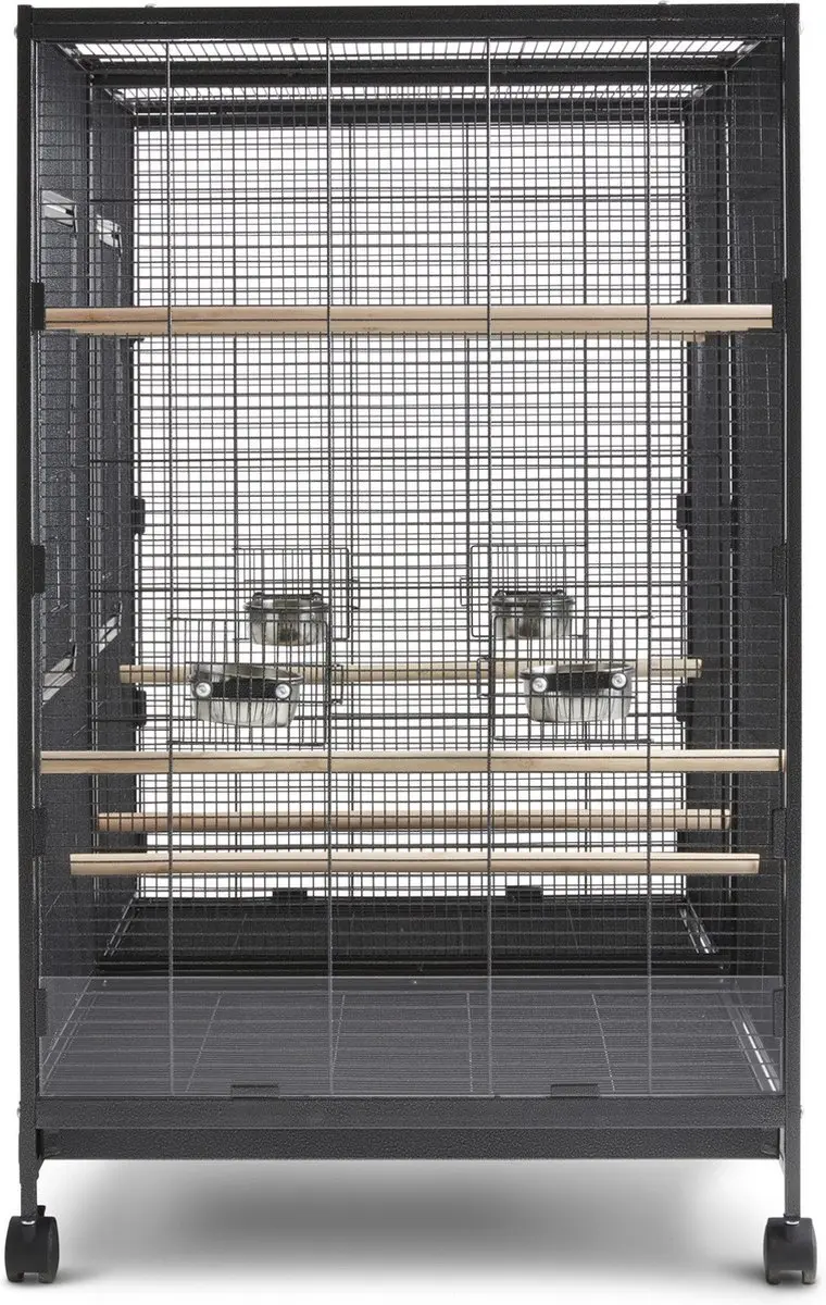 Savic Kleine Dierenkooi Tasmania 120 - Dierenverblijf - 120x65x107 cm Zwart - afbeelding 5 van 6