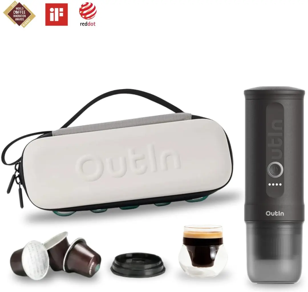 Outin Nano Bundle Draagbaar Espressoapparaat 90W