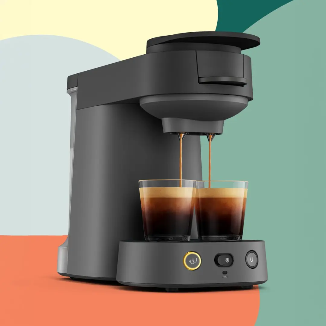 Philips Senseo Vibe CSA225/60 Koffiepadmachine - Donkergrijs - afbeelding 2 van 6