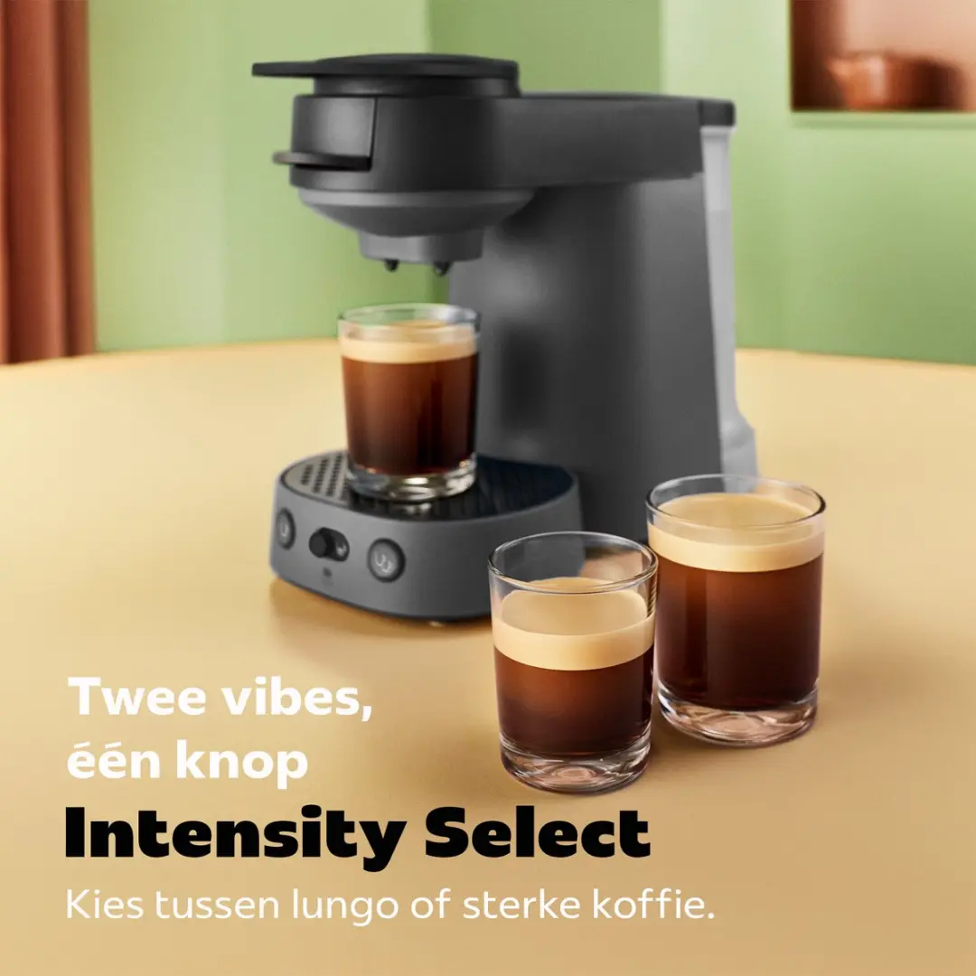 Philips Senseo Vibe CSA225/60 Koffiepadmachine - Donkergrijs - afbeelding 6 van 6