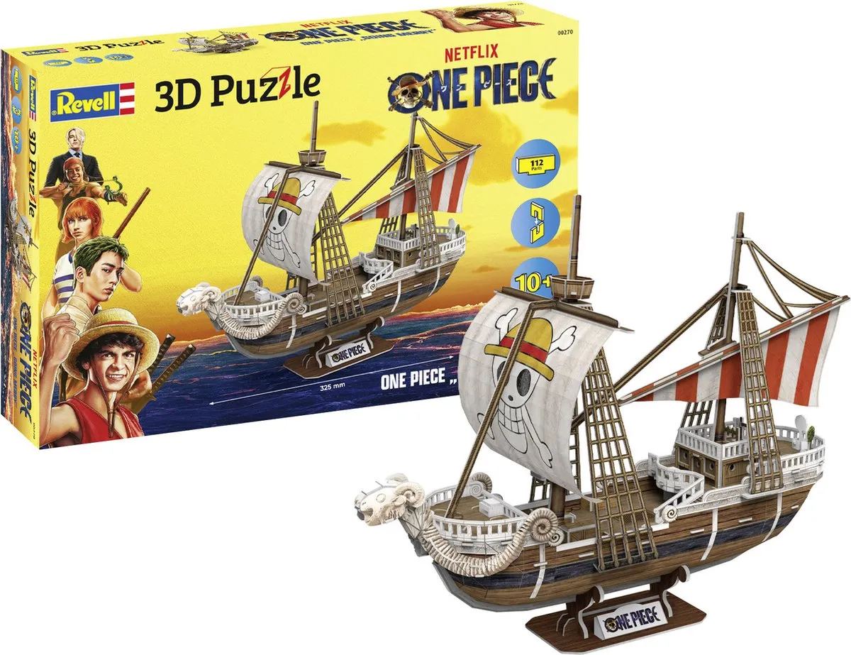 Revell One Piece - Going Merry 3D Puzzel 112 Stuks