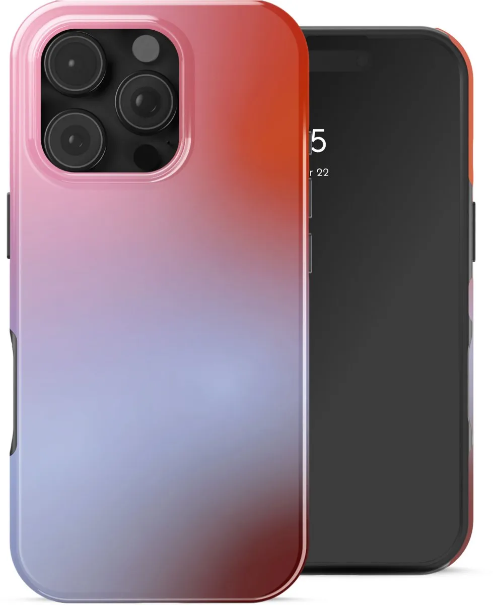 Selencia Hoesje iPhone 16 Pro Gradient Soft Blush